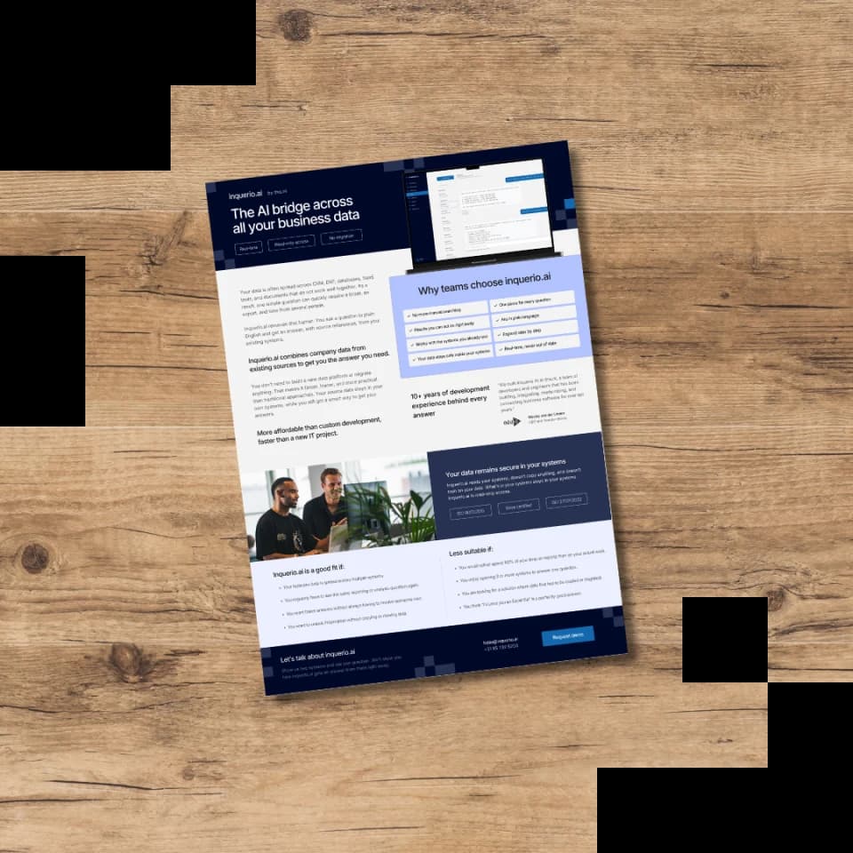 The inquerio.ai factsheet
